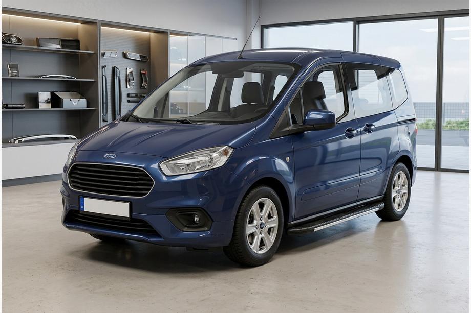 Ford Courier 2014-2023 Trittbretter Bosphorus Grey (2 Stk., Aluminium) Image