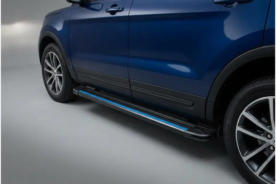 Ford Explorer 2011-2019 Seitenschweller Maya Blue (2 Stk., Aluminium) Image