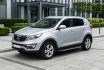 Kia Sportage 2010-2015 Trittbretter Bosphorus Grey (2 Stk., Aluminium) Foto 1