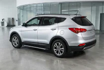 Hyundai Santa Fe 3 2012-2018 Trittbretter Bosphorus Grey (2 Stk., Aluminium) Foto 1