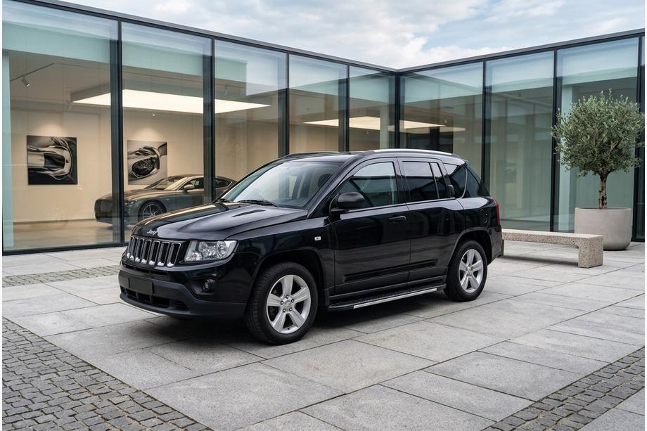 Jeep Compass 2006-2016 Trittbretter Bosphorus Grey (2 Stk., Aluminium) Image