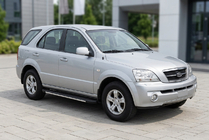Kia Sorento I BL 2002-2009 Trittbretter Bosphorus Grey (2 Stk., Aluminium) Foto 1
