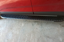 Kia Sorento II XM 2009-2014 Trittbretter Bosphorus Grey (2 Stk., Aluminium) 2010-2013 Foto 4