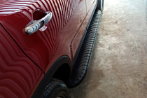 Kia Sorento II XM 2009-2014 Trittbretter Bosphorus Grey (2 Stk., Aluminium) 2010-2013 Foto 7