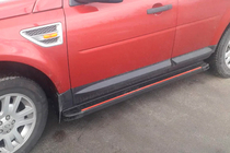 Land Rover Freelander II 2006–2014 Seitenschweller Maya Red (2 Stk., Aluminium) Foto 1