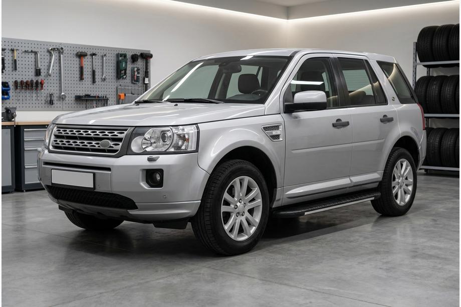 Land Rover Freelander II 2006–2014 Trittbretter Bosphorus Grey (2 Stk., Aluminium) Image