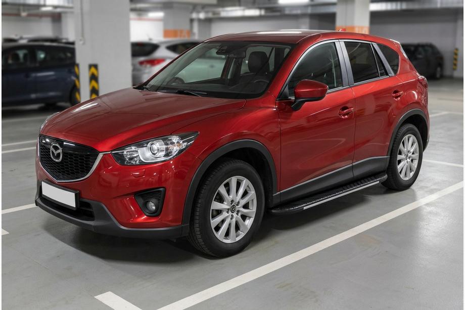 Mazda CX-5 2012-2017 Trittbretter Bosphorus Grey (2 Stk., Aluminium) Image