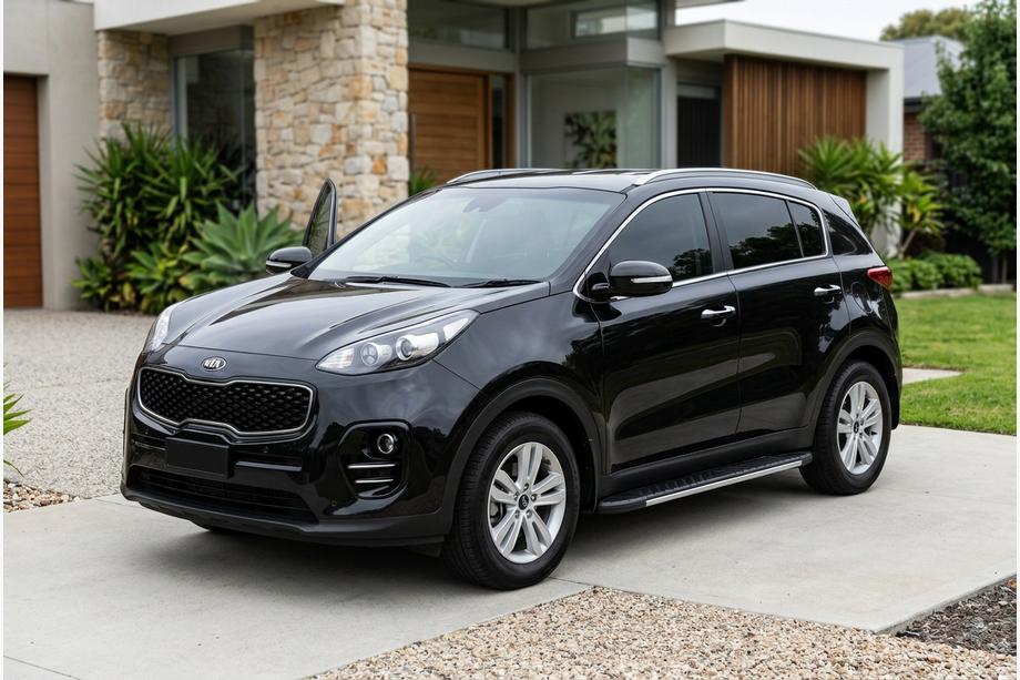 Kia Sportage 2015-2021 Trittbretter Bosphorus Grey (2 Stk., Aluminium) Image