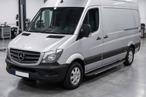 Mercedes Sprinter W906 2006–2018 Trittbretter Bosphorus Grey (2 Stk., Aluminium) Foto 1