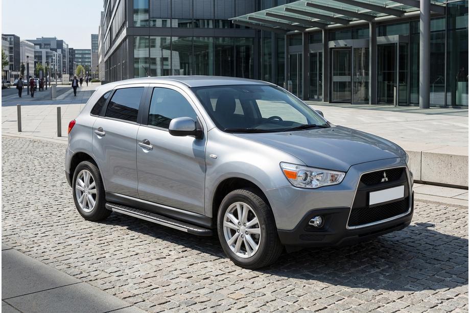Mitsubishi ASX 2010-2023 Trittbretter Bosphorus Grey (2 Stk., Aluminium) Image