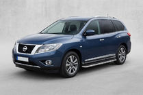 Nissan Pathfinder R52 2012-2021 Seitenschweller Maydos V1 (2 Stk., Aluminium) Foto 1