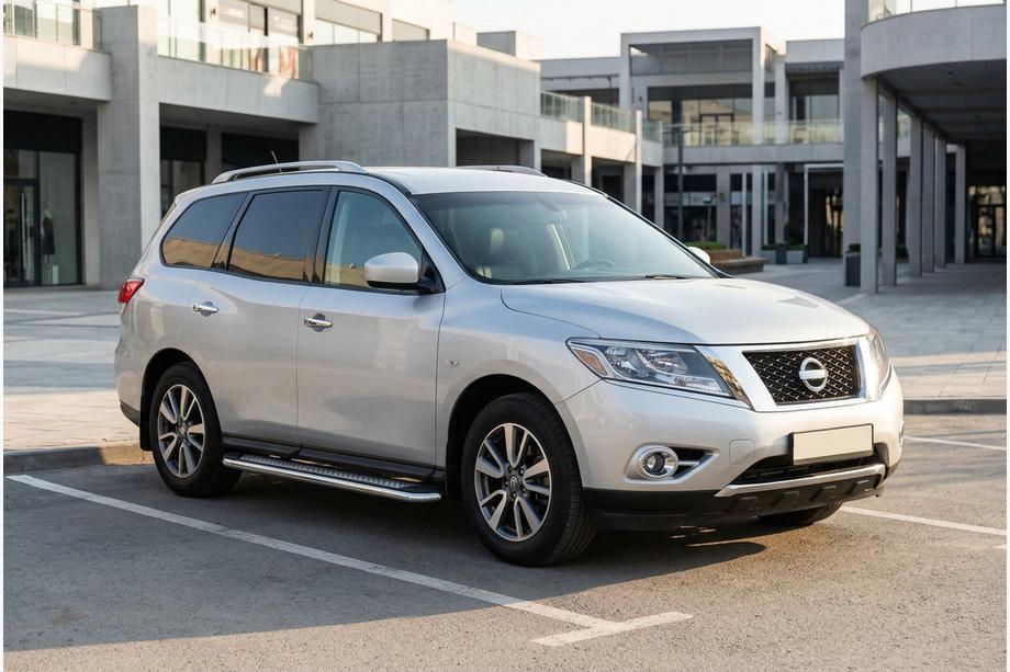 Nissan Pathfinder R52 2012-2021 Trittbretter Maydos V2 (2 Stk., Aluminium) Image