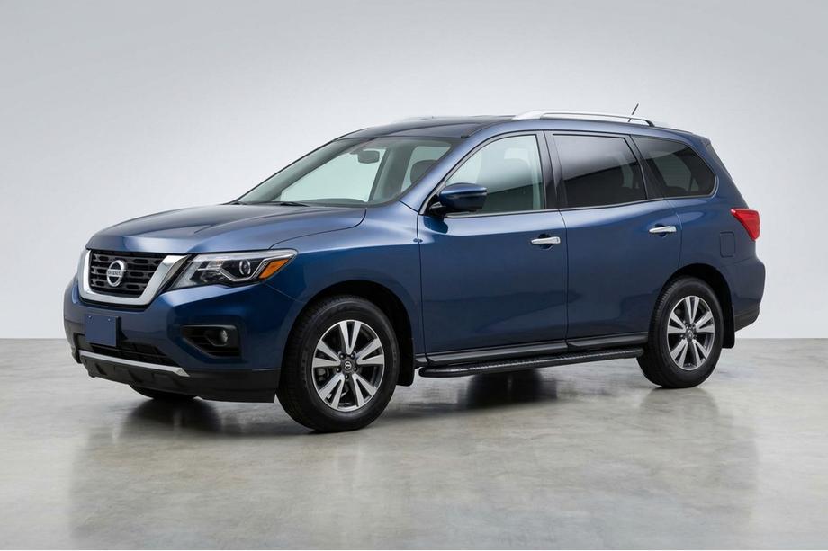 Nissan Pathfinder R52 2012-2021 Seitenschweller Bosphorus Black (2 Stk., Aluminium) Image