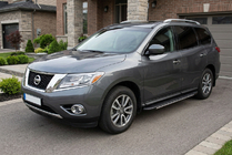 Nissan Pathfinder R52 2012-2021 Trittbretter Bosphorus Grey (2 Stk., Aluminium) Foto 1