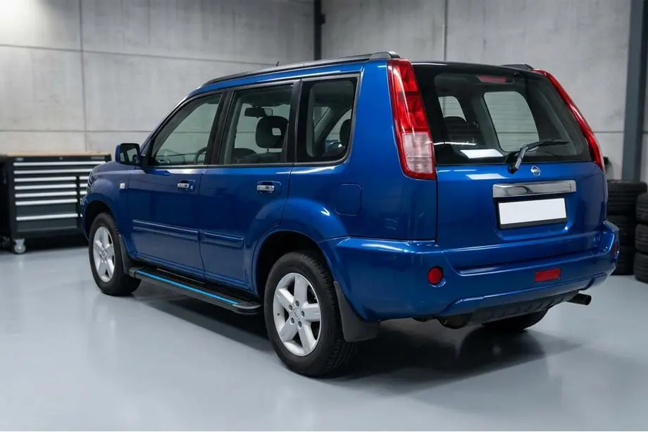 Nissan X-trail T30 2002-2007 Seitenschweller Maya Blue (2 Stk., Aluminium) Image