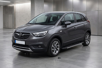 Opel Crossland X 2017-2024 Trittbretter Bosphorus Grey (2 Stk., Aluminium) Foto 1
