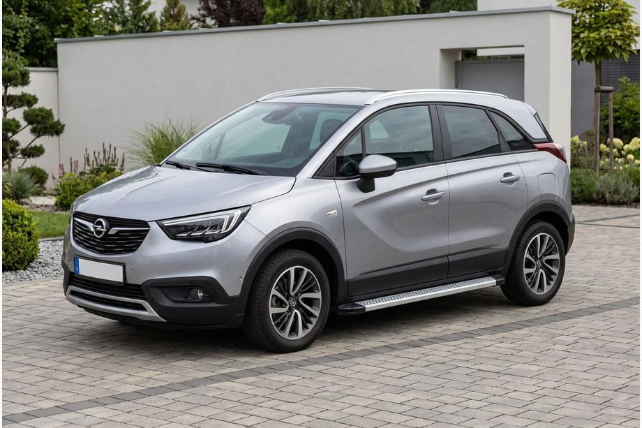 Opel Crossland X 2017-2024 Seitenschweller Maya V2 (2 Stk., Aluminium) Image