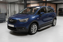 Opel Crossland X 2017-2024 Seitenschweller Maydos V2 (2 Stk., Aluminium & Edelstahl) Foto 1