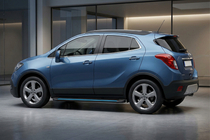 Opel Mokka 2012-2021 Seitenschweller Maya Blue (2 Stk., Aluminium) Foto 1