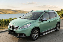 Peugeot 2008 2013-2019 Seitenschweller Maydos V2 (2 Stk., Aluminium & Edelstahl) Foto 1