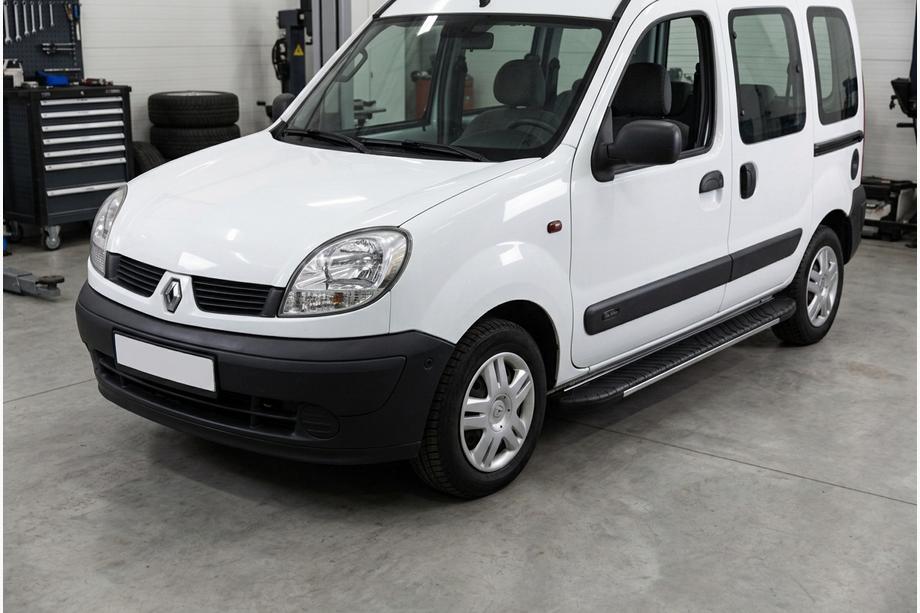 Renault Kangoo 1998-2008 Trittbretter Bosphorus Grey (2 Stk., Aluminium) Image