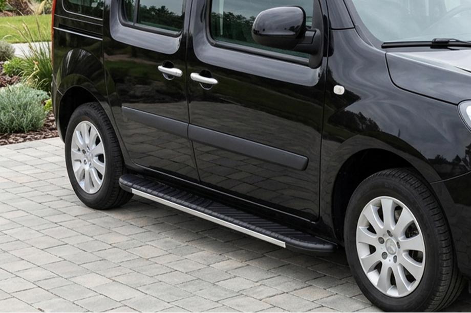 Renault Kangoo 2008–2020 Trittbretter Bosphorus Grey (2 Stk., Aluminium) Image