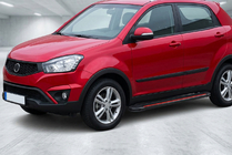SsangYong Korando 2010-2019 Seitenschweller Maya Red (2 Stk., Aluminium) Foto 1
