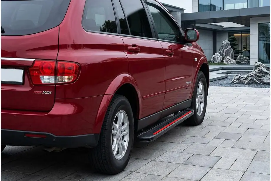 SsangYong Kyron 2005-2014 Seitenschweller Maya Red (2 Stk., Aluminium) Image