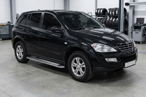 SsangYong Action 2005-2018 Seitenschweller Maydos V2 (2 Stk., Aluminium & Edelstahl) Foto 1