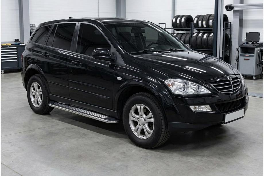 SsangYong Action 2005-2018 Seitenschweller Maydos V2 (2 Stk., Aluminium & Edelstahl) Image
