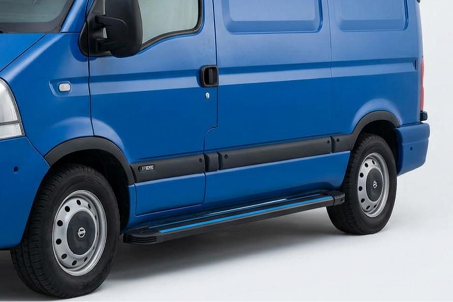 Renault Master 1998-2010 Seitenschweller Maya Blue (2 Stk., Aluminium) Image