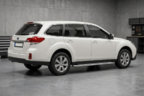 Subaru Outback 2009-2014 Seitenschweller Maydos V2 (2 Stk., Aluminium & Edelstahl) Foto 1
