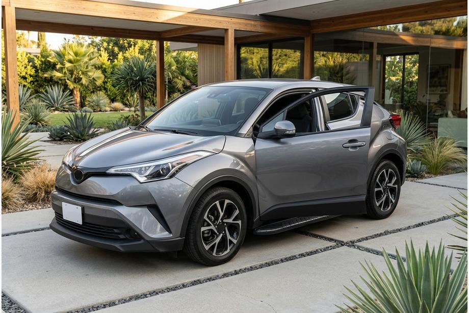 Toyota C-HR 2016-2023 Seitenschweller Bosphorus Black (2 Stk., Aluminium) Image