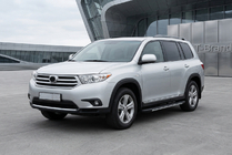 Toyota Highlander 2008-2013 Trittbretter Bosphorus Grey (2 Stk., Aluminium) Foto 1
