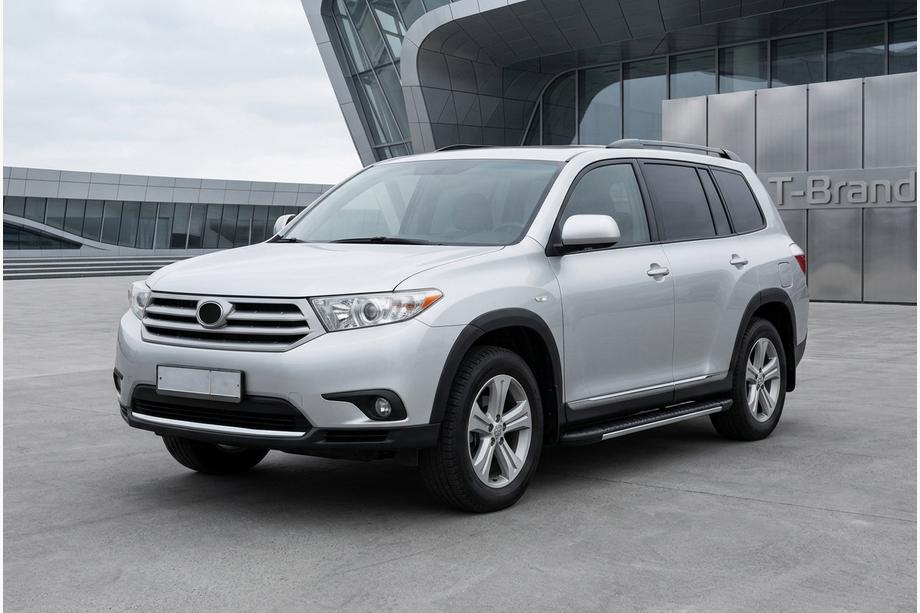 Toyota Highlander 2008-2013 Trittbretter Bosphorus Grey (2 Stk., Aluminium) Image