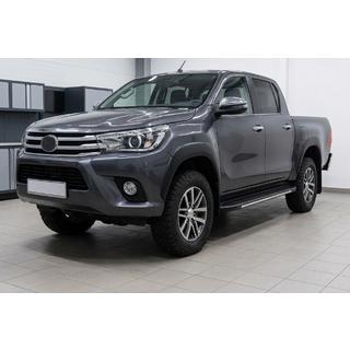 Trittbretter Bosphorus Grey (2 Stk., Aluminium) Toyota Hilux 2015- Foto 1