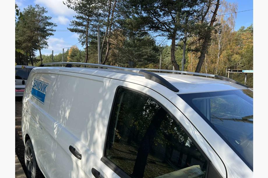 Mercedes Vito/V-class W447 2014- Dachreling Chrom DDU (Kunststofffuesse) Kurzer Radstand (SHORT) Foto 2
