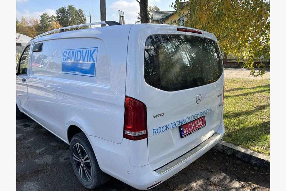Mercedes Vito/V-class W447 2014- Dachreling Chrom DDU (Kunststofffuesse) Image