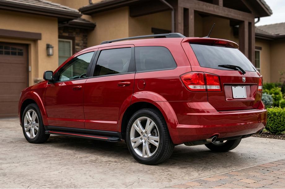 Dodge Journey 2008-2020 Seitenschweller Maya Red (2 Stk., Aluminium) Image