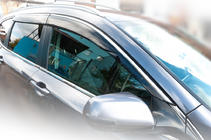 Honda CRV 2017-2022 Windabweiser mit Chromleisten (4 Stk, HIC) Foto 5