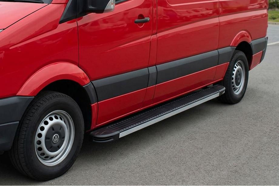 Volkswagen Crafter 2016- Seitenschweller Maya V1 (2 Stk., Aluminium) Lang/ExtraLang Image