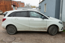 Mercedes B-class W246 2011-2018 Windabweiser (4 Stk, HIC) Foto 3