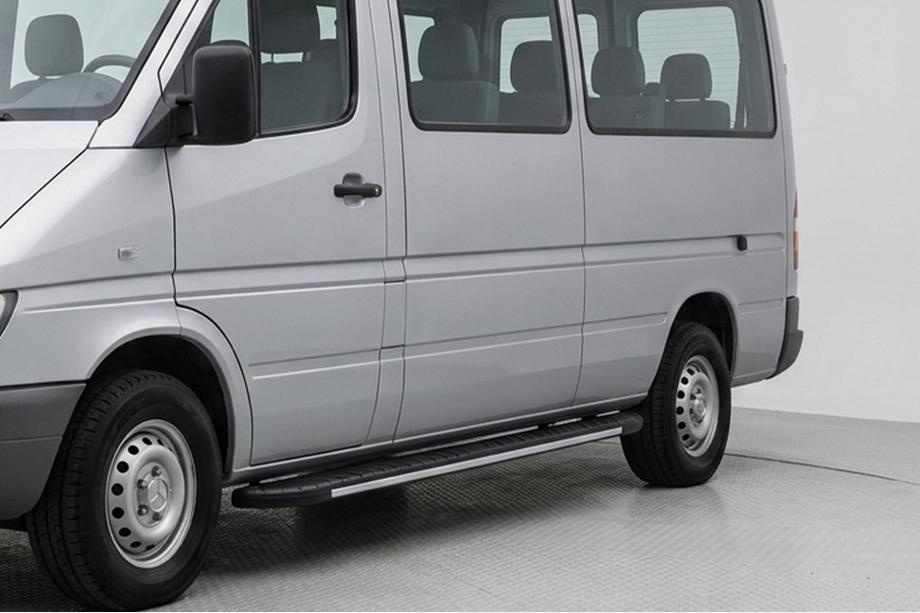 Volkswagen LT 1995-2006 Trittbretter Bosphorus Grey (2 Stk., Aluminium) Image