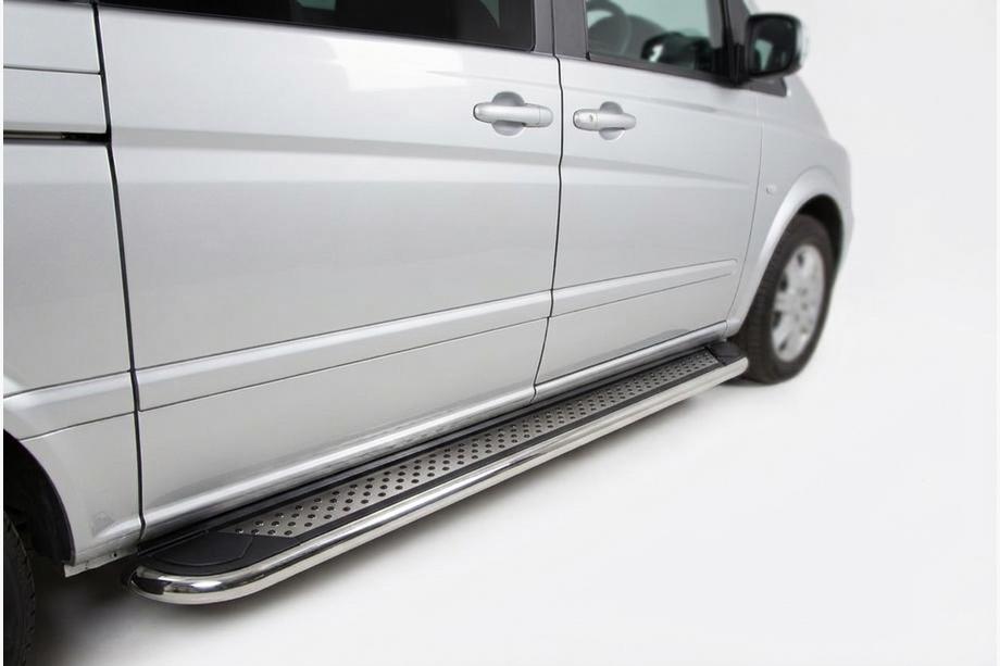 Mercedes Vito/V-class W447 2014- Trittbretter Maydos V2 (2 Stk., Aluminium) Image