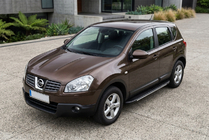 Nissan Qashqai 2007-2010 Trittbretter Bosphorus Grey (2 Stk., Aluminium) Foto 1