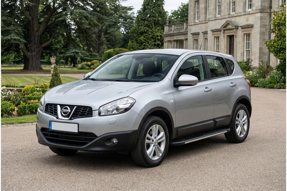 Nissan Qashqai 2010-2014 Trittbretter Bosphorus Grey (2 Stk., Aluminium) Image