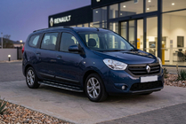Dacia Lodgy 2012-2022 Trittbretter Bosphorus Grey (2 Stk., Aluminium) Foto 1