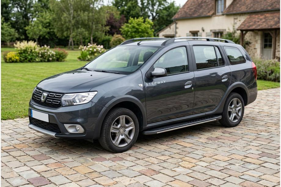 Dacia Logan MCV 2013-2020 Trittbretter Bosphorus Grey (2 Stk., Aluminium) Image