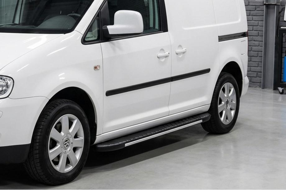 Volkswagen Caddy 2010-2015 Trittbretter Bosphorus Grey (2 Stk., Aluminium) Image