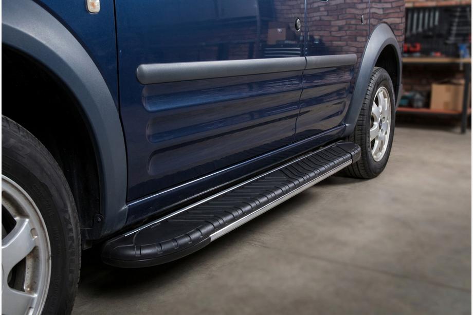 Ford Connect 2002–2006 Trittbretter Bosphorus Grey (2 Stk., Aluminium) Image